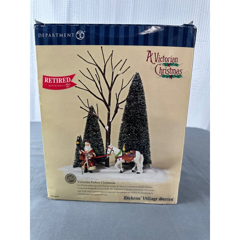 Department 56 Dickens Village Victorian Father Christmas #56.58585 RETIRED